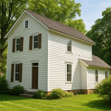 Soft wash vs pressure wash old farmville homes